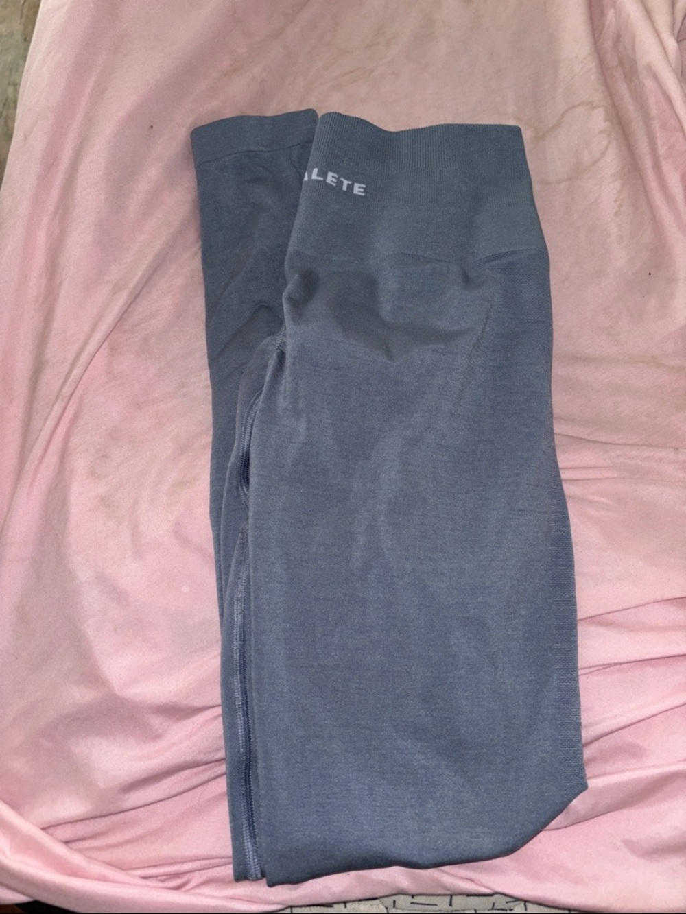 Alphalete Seamless High-Waist Leggings in Blue S